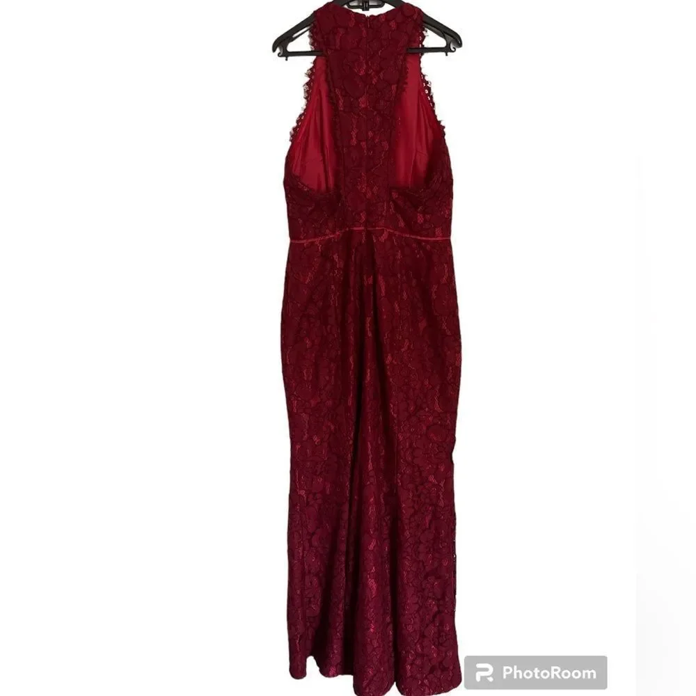 JS Collections Corded Floral Lace Mermaid Gown size 10_5
